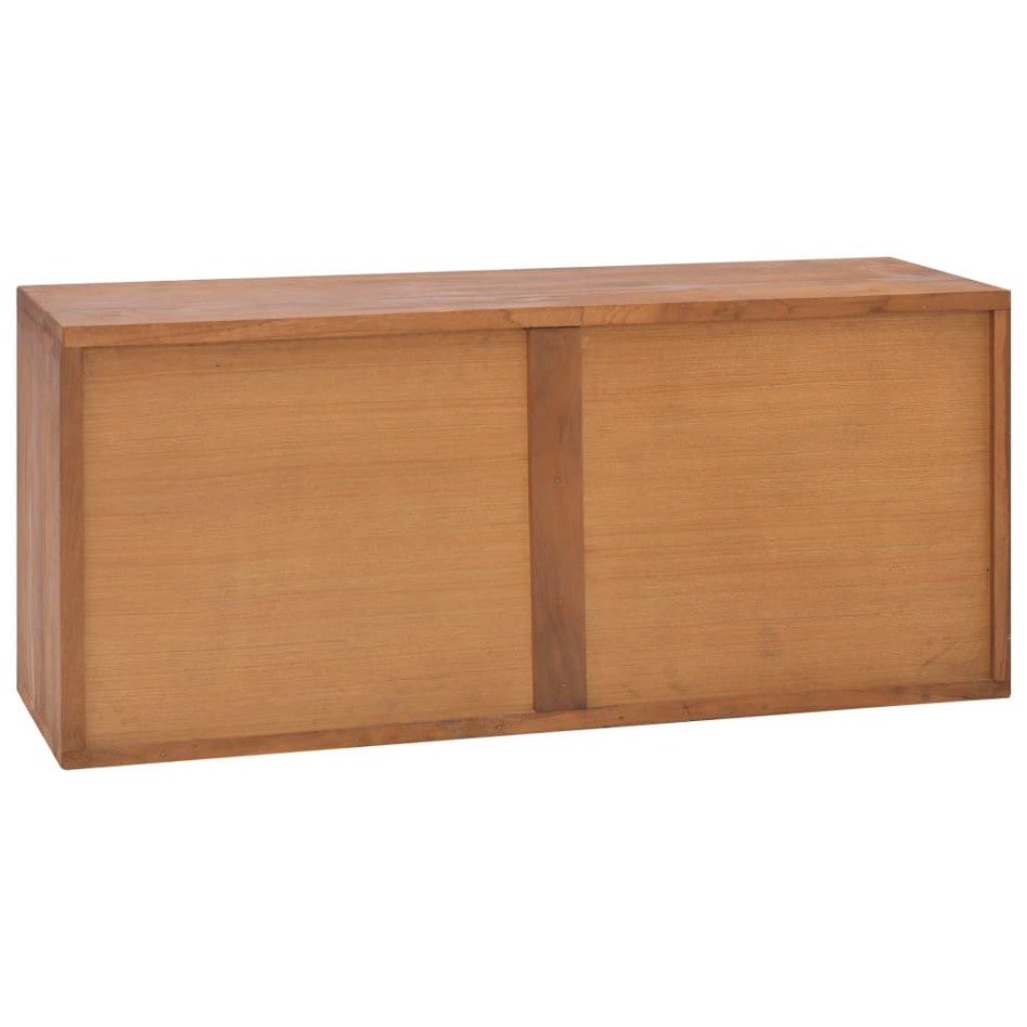 Mueble para TV de madera maciza de teca 90x30x40