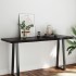 Tablero mesa madera tratada borde vivo marrón 160x60x(2-6)