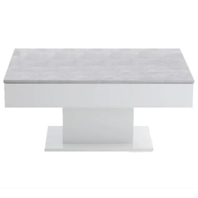 FMD Mesa de centro gris hormigón y