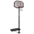 Canasta de baloncesto polietileno negro 258-363