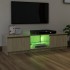 Armario TV con luces LED roble Sonoma 140x40x35,5