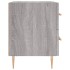 Mesitas noche 2 uds madera ingeniería gris Sonoma 40x35x47,5