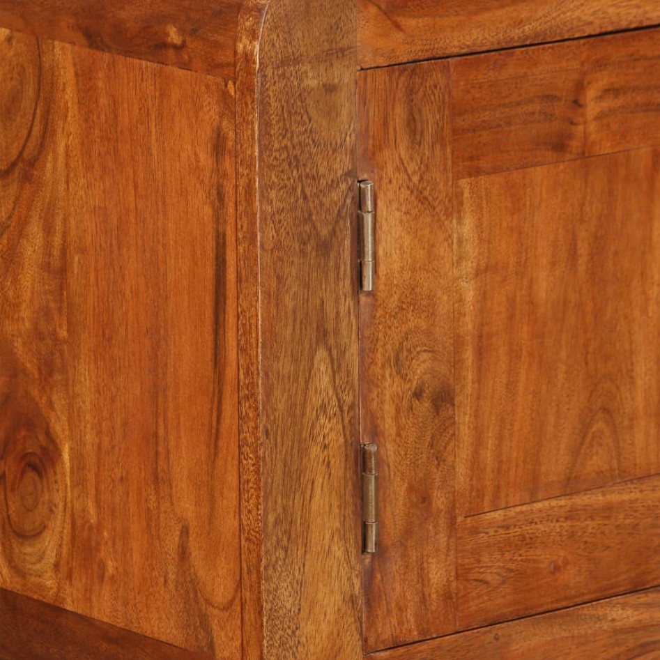 Aparador de madera maciza acabado miel 120x30x75