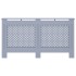 Cubierta para radiador MDF gris antracita 152x19x81,5