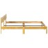 Estructura de cama de madera maciza de mango 160