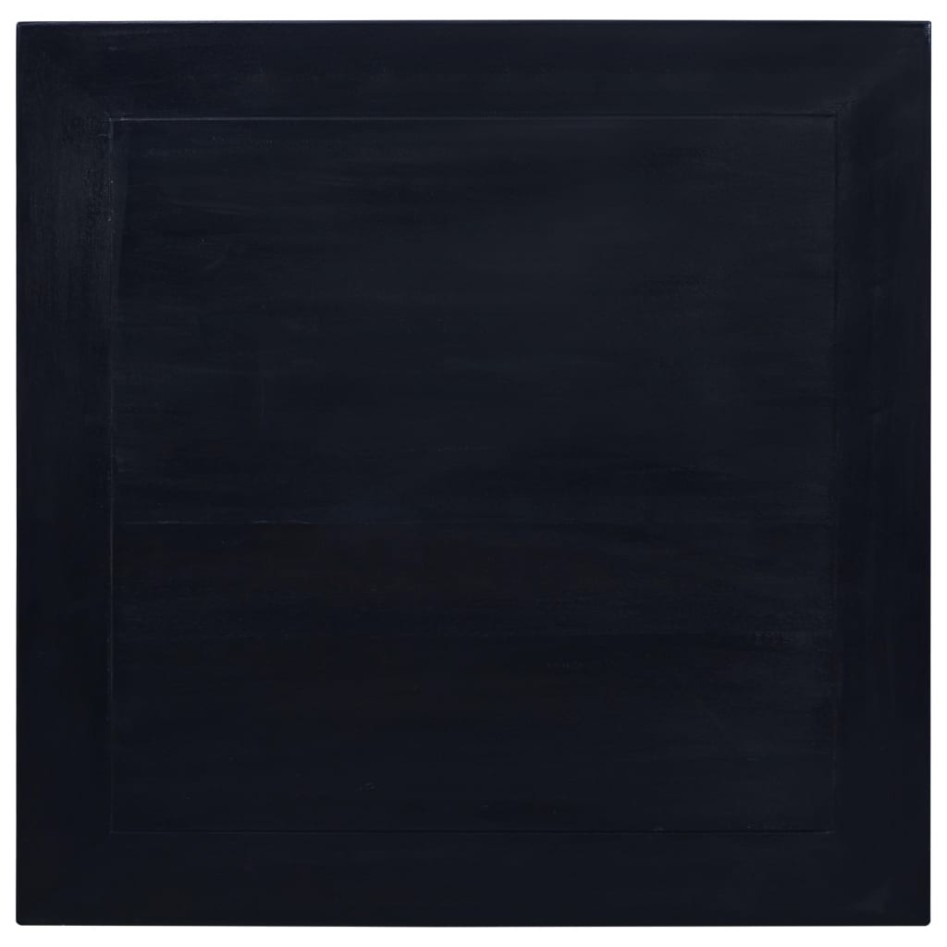 Mesa de centro café negro claro madera de caoba 68x68x30