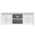 Mueble de TV hierro y madera maciza de abeto blanco