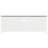 Mueble de TV hierro y madera maciza de abeto blanco