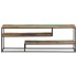 Mueble para TV de madera maciza reciclada 130x30x45