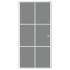 Puerta interior vidrio EGS y aluminio blanco 102,5x201,5