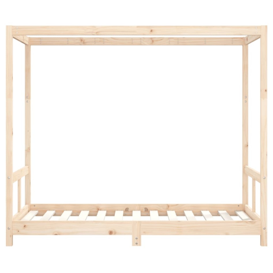 Estructura de cama para niños madera maciza de pino 80x160