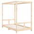 Estructura de cama para niños madera maciza de pino 80x160