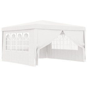 Carpa profesional para fiestas con paredes blanco 90 g/m² 4x4