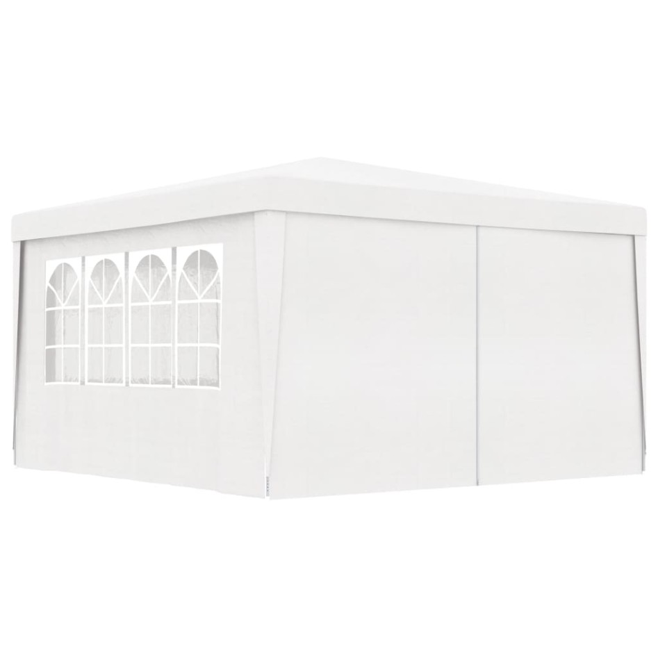 Carpa profesional para fiestas con paredes blanco 90 g/m² 4x4