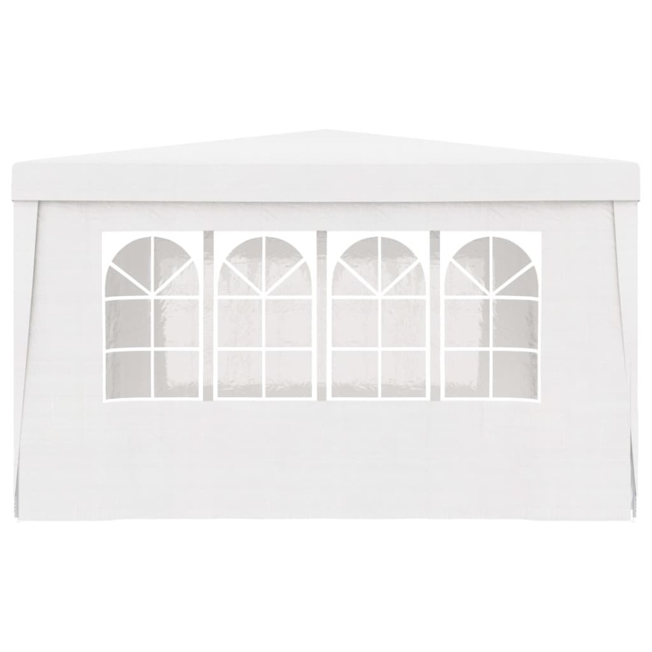 Carpa profesional para fiestas con paredes blanco 90 g/m² 4x4