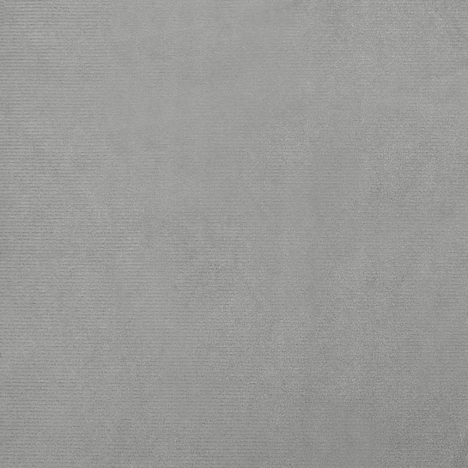 Sofá para niños y reposapiés terciopelo gris claro 100x50x30