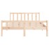 Estructura de cama madera maciza 150x200