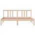 Estructura de cama madera maciza 150x200