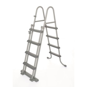 Bestway Escalera de seguridad para piscina 4 peldaños Flowclear 122