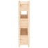 Jardinera de madera maciza de pino 112x25x104,5