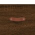 Aparador de madera de ingeniería roble marrón 100x36x60
