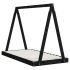 Estructura de cama para niños madera de pino negro 80x160