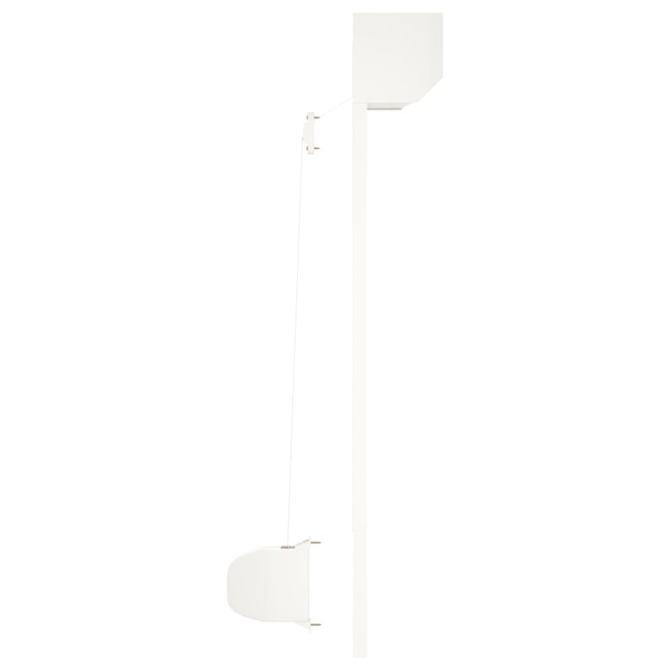 Persiana de aluminio blanca 100x100