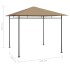 Cenador gris taupé 3x3x2,7 m 180