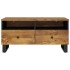 Mesa de centro madera maciza mango y contrachapada 80x54x40
