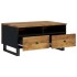 Mesa de centro madera maciza mango y contrachapada 80x54x40