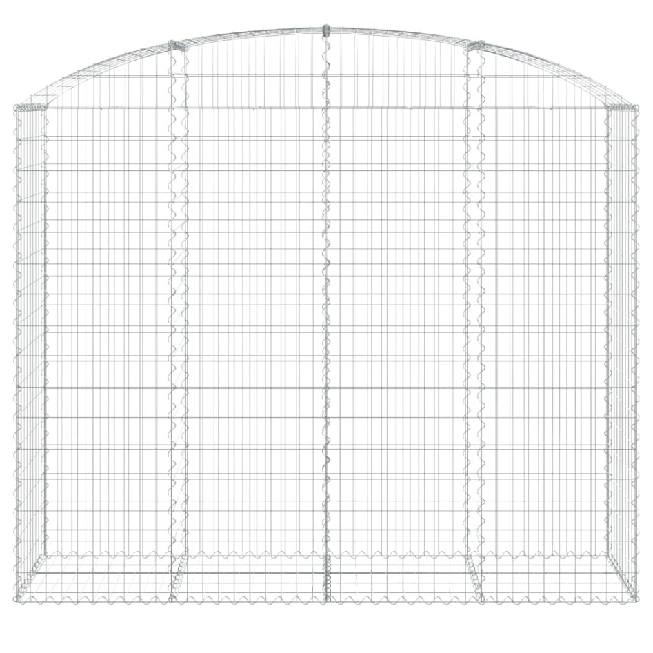 Cesta gaviones forma arco hierro galvanizado 200x50x160/180