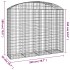 Cesta gaviones forma arco hierro galvanizado 200x50x160/180