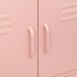 Armario de almacenamiento acero rosa 80x35x101,5