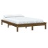 Estructura de cama madera maciza de pino marrón miel 160x200