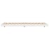 Estructura de cama madera maciza de pino blanco 100x200