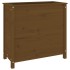 Jardinera madera maciza de pino marrón miel 82,5x40x78