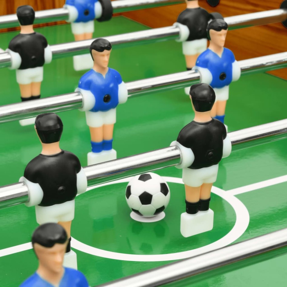 Futbolín plegable marrón claro 121x61x80