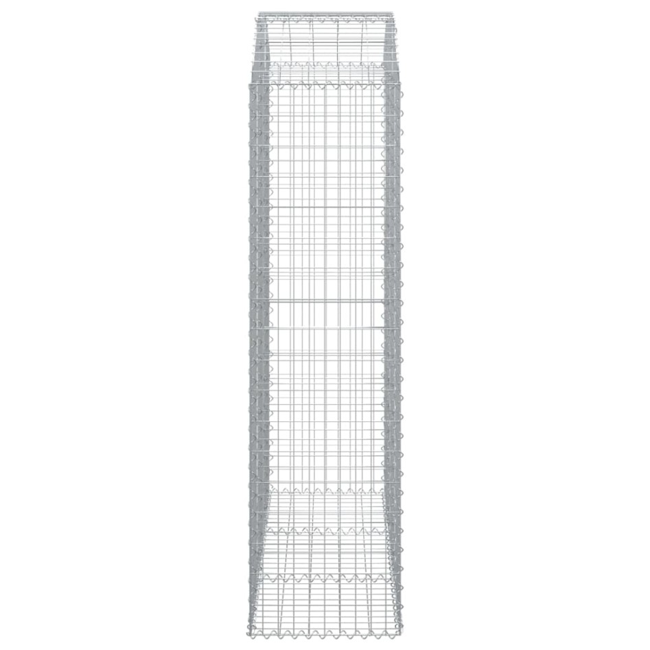 Cesta gaviones forma arco hierro galvanizado 150x50x180/200