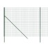 Cerca de alambre de acero galvanizado verde 2,2x25