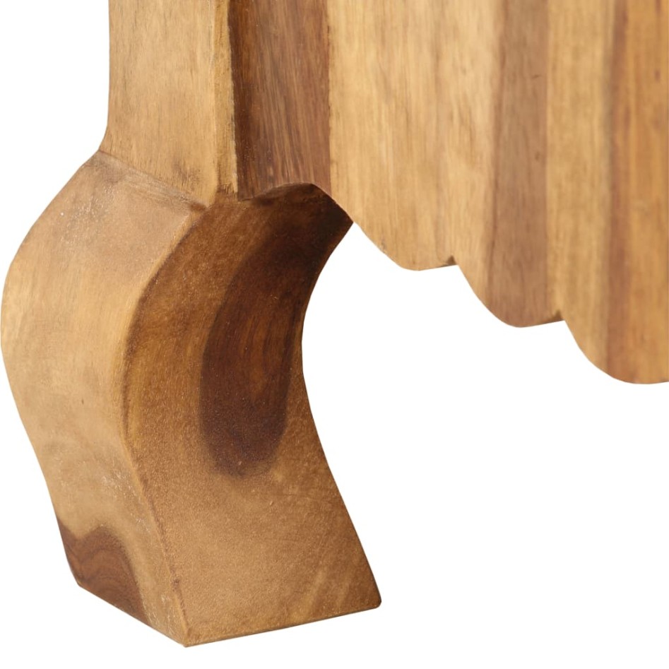 Mueble para TV de madera maciza de sheesham 115x30x42