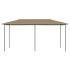 Cenador gris taupe 3x6x2,6 m 160