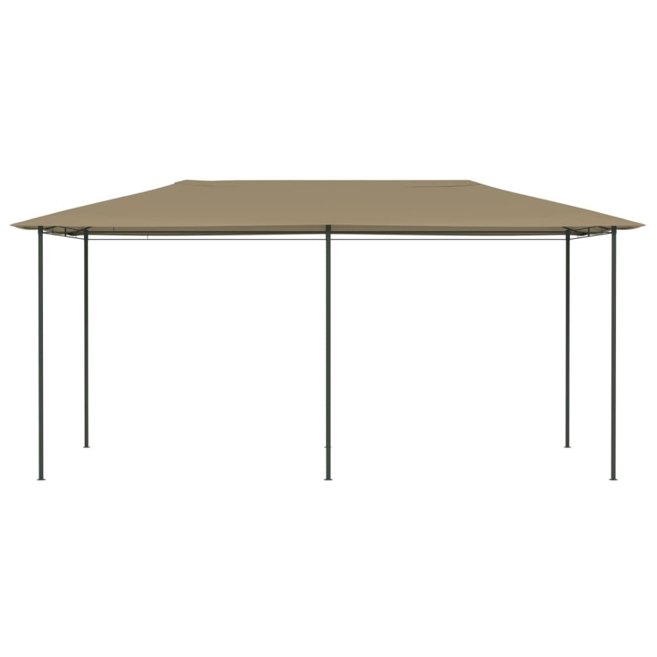 Cenador gris taupe 3x6x2,6 m 160