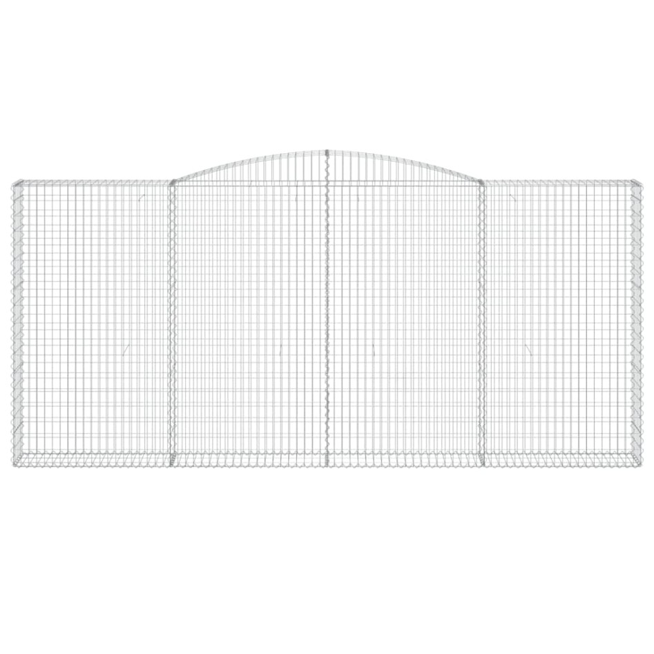 Cesta gaviones forma arco hierro galvanizado 400x30x180/200