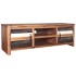 Mueble para TV de madera maciza de acacia 120x35x40