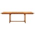 Mesa de comedor jardín madera maciza acacia (160-240)x100x75