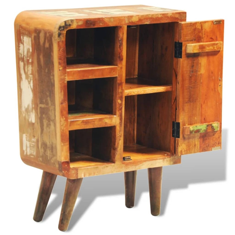 Aparador de madera reciclada con 1 puerta estilo