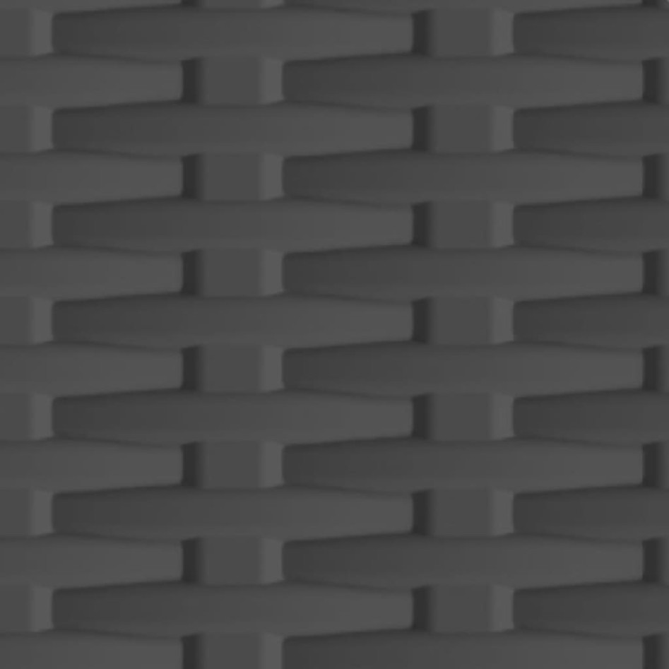 Armario de plástico diseño de ratán 68x39x171,5