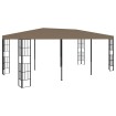 Cenador gris taupe 6x3 m