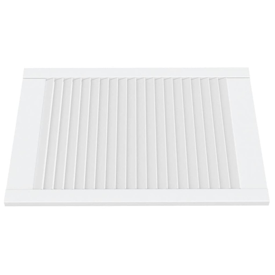 Puerta de armario lamas 4 uds madera pino blanco 69x49,4