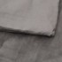 Manta con peso con funda tela gris 200x225 cm 13